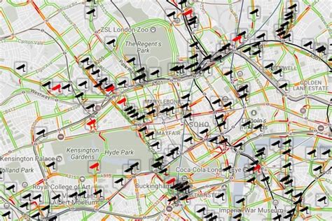 london cctv map|london traffic live map.